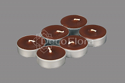 Свечи чайные ароматизированные 1/6 малые D-37 Шоколад и пряности