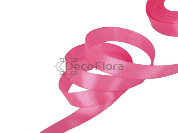 Лента атласная 2,5cm*20м - 060 - розовый неон 