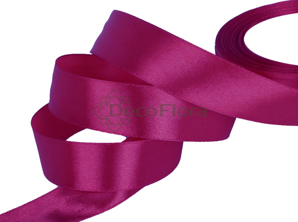 Лента атласная 4cm*20м - 1025 - малиновый