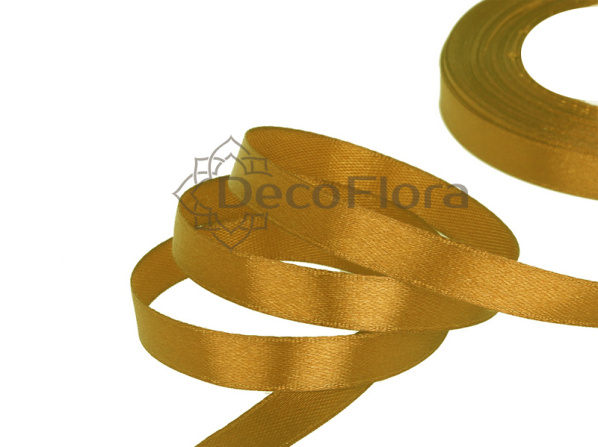 Лента атласная 0,6cm*20м - 074 - золото