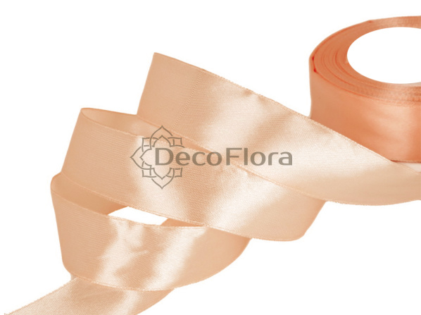 Лента атласная 5cm*20м - 1040 - персиковый 