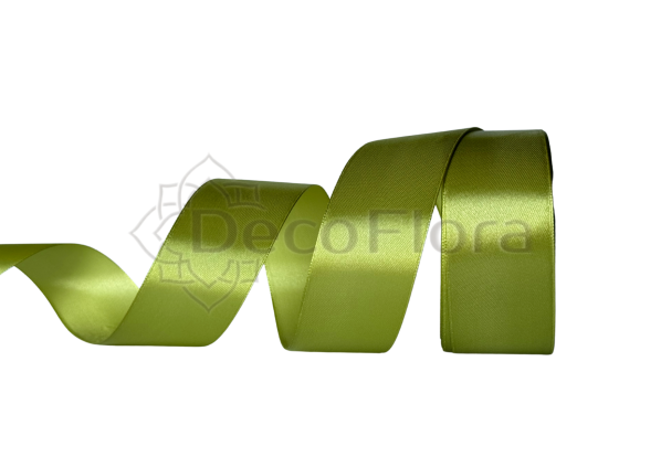 Лента атласная 4cm*25ярд - 099 - хаки 