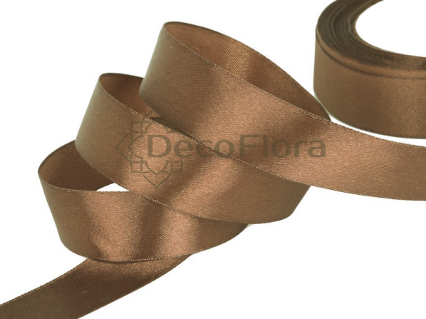 Лента атласная 5cm*20м - 1008 - кофе с молоком