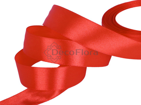 Лента атласная 4cm*20м - 1043 - ярко-мандариновый