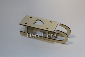 Санки из фанеры 12*4см*h3,2см