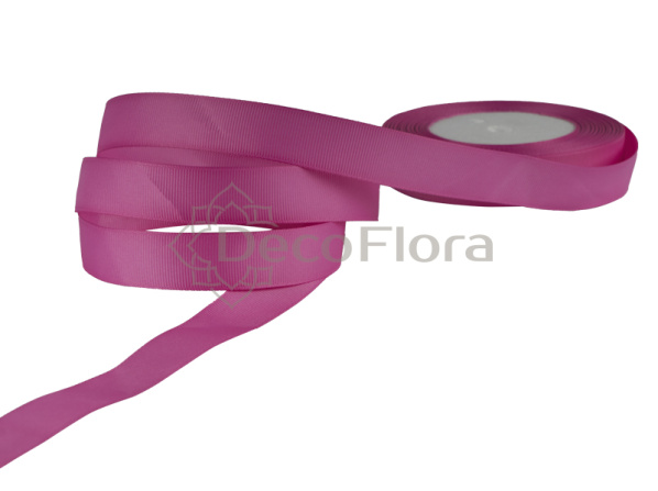 Лента репсовая 2cm*20м - 1023 - сиренево-розовая 