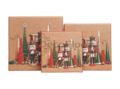 Коробка из набора Новый год L15*15см
