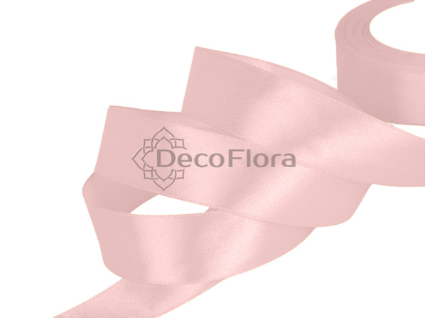Лента атласная 5cm*20м - 41 - бледно-пудровая