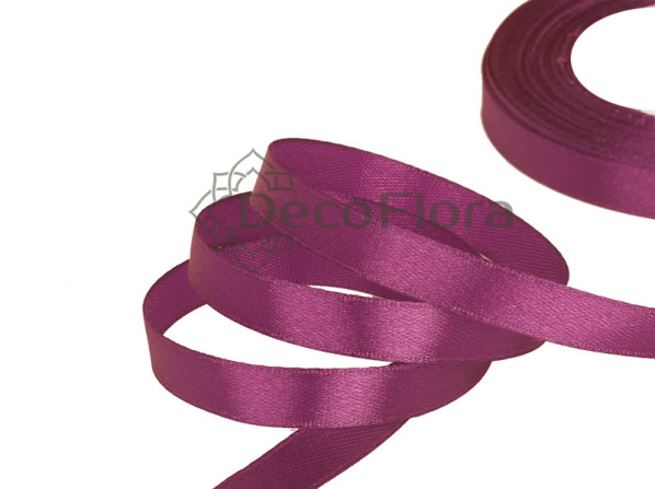 Лента атласная 0,6cm*20м - 1036 - темно-бордовый