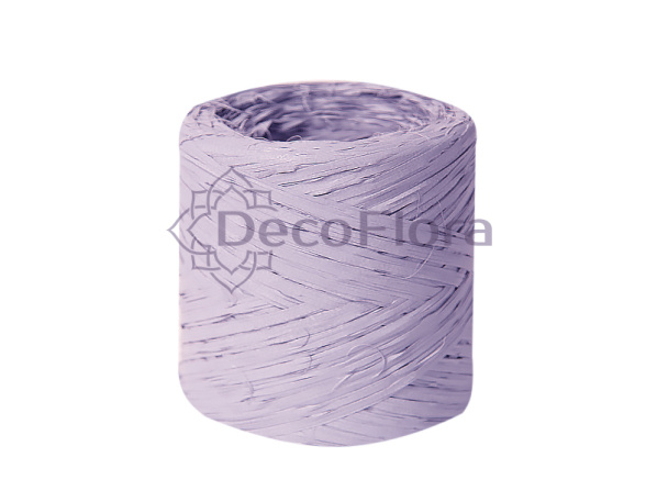 Рафия 1см*200м серо-сиреневая