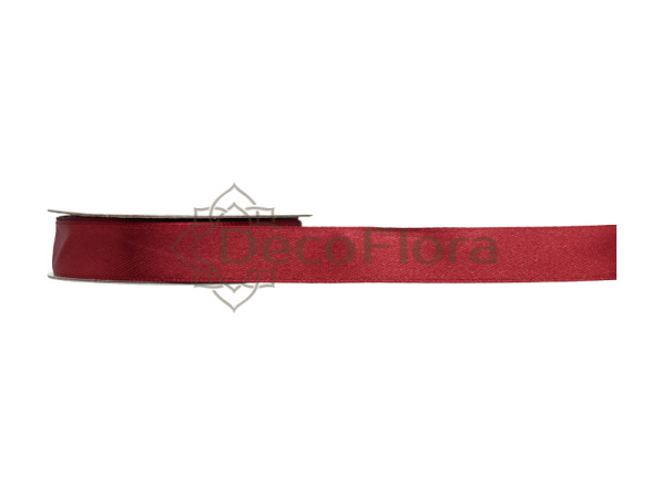 Лента атласная 0,6cm*25ярд бордовый