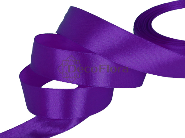 Лента атласная 4cm*20м - 1109 - темно-фиолетовый