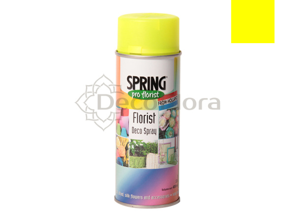 SPRING FLUOR YELLOW Краска-аэрозоль126 жёлтый неон 400мл