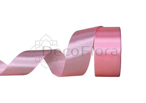 Лента атласная 4cm*25ярд - 089 - розовая 